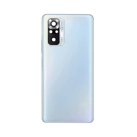 Tampa Traseira+Lente da Câmera Xiaomi Redmi Note 10 Pro 4G Azul Glacier